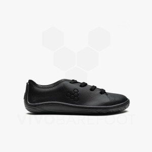 Vivobarefoot Addis School Ayakkabı Çocuk Obsidian | TR061DO