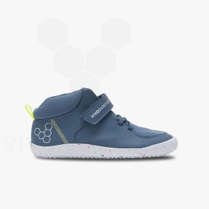 Vivobarefoot Primus Ludo Hi Juniors Ayakkabı Çocuk Indigo | TR027LQ