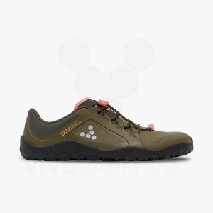 Vivobarefoot Primus Yürüyüş III All Weather FG Antrenman Ayakkabısı Kadın Koyu Zeytin Yeşili | TR167BA