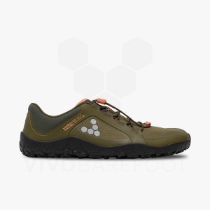 Vivobarefoot Primus Yürüyüş III All Weather FG Yürüyüş Ayakkabısı Erkek Koyu Zeytin Yeşili | TR436SZ