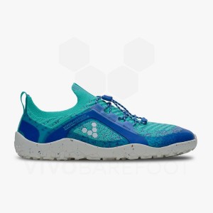 Vivobarefoot Primus Yürüyüş Knit FG Antrenman Ayakkabısı Kadın Mavi | TR160IR