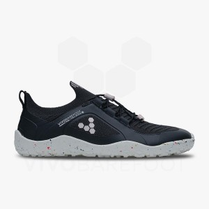 Vivobarefoot Primus Yürüyüş Knit FG Patika Koşu Ayakkabısı Kadın Obsidian Pembe | TR202SZ