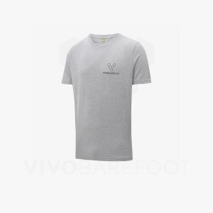 Vivobarefoot Rapanui Naturally Coloured T-shirt Tişört Erkek Gri | TR279TL