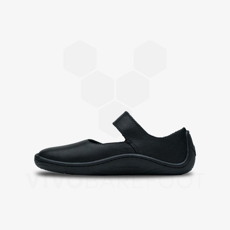 Vivobarefoot Addis Wyn Juniors Ayakkabı Çocuk Obsidian | TR058GY