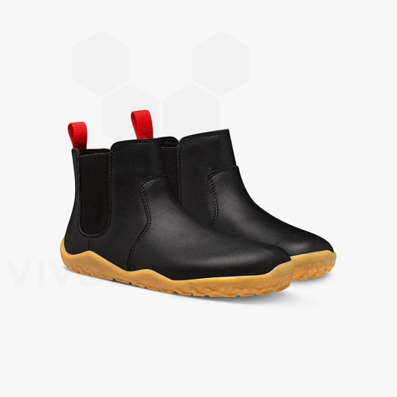 Vivobarefoot Fulham II Ayakkabı Çocuk Obsidian | TR020SZ