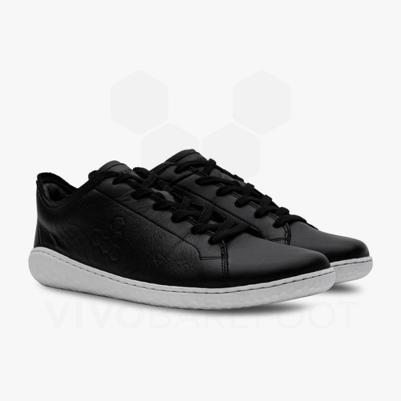 Vivobarefoot Geo Court III Lifestyle Ayakkabı Erkek Obsidian | TR317HT