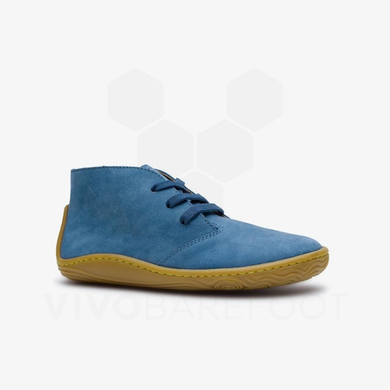 Vivobarefoot Gobi Addis Ayakkabı Çocuk Indigo | TR014YF