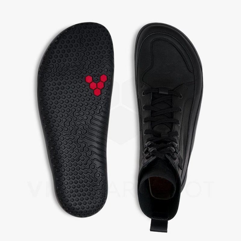 Vivobarefoot Gobi Boot Lifestyle Ayakkabı Erkek Obsidian | TR321DO