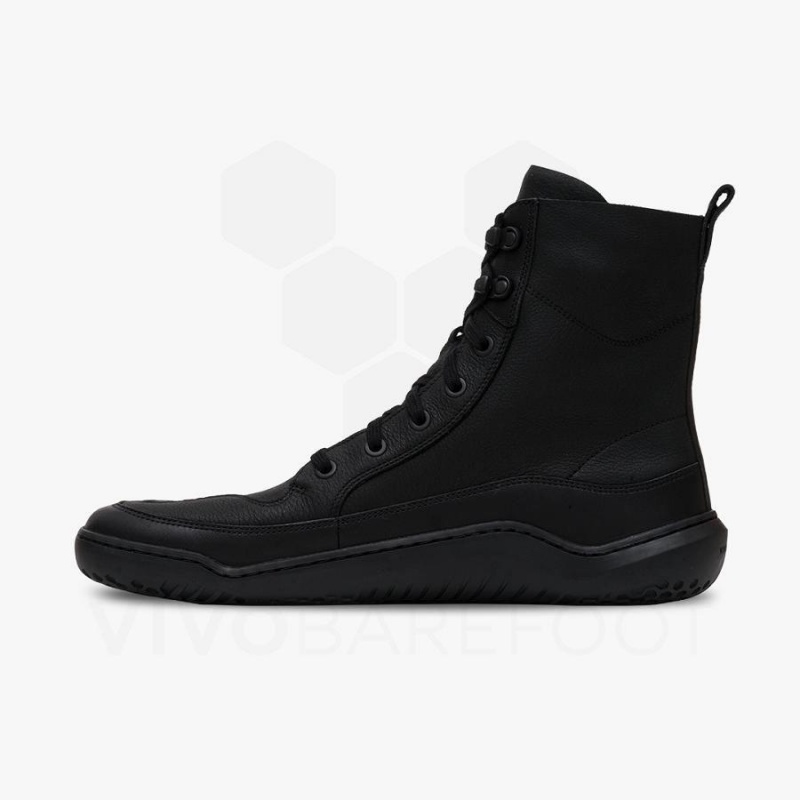 Vivobarefoot Gobi Boot Lifestyle Ayakkabı Erkek Obsidian | TR321DO