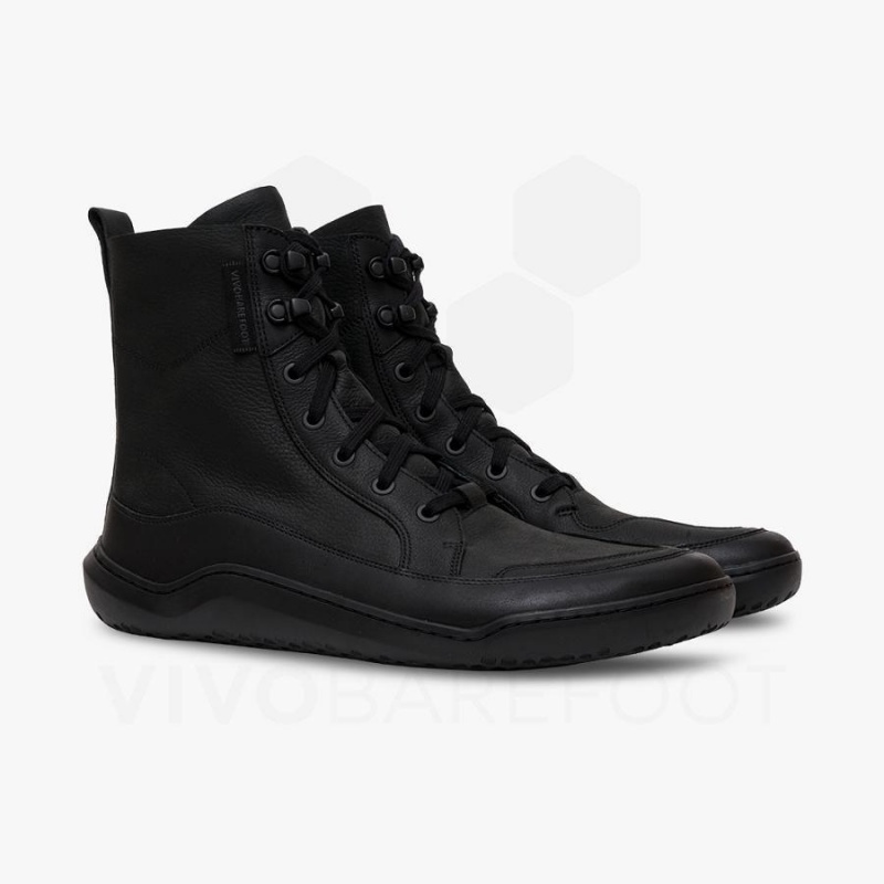 Vivobarefoot Gobi Boot Lifestyle Ayakkabı Erkek Obsidian | TR321DO