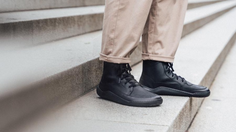 Vivobarefoot Gobi Boot Lifestyle Ayakkabı Erkek Obsidian | TR321DO