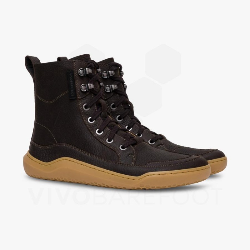 Vivobarefoot Gobi Boot Lifestyle Ayakkabı Erkek Siyah | TR320EI