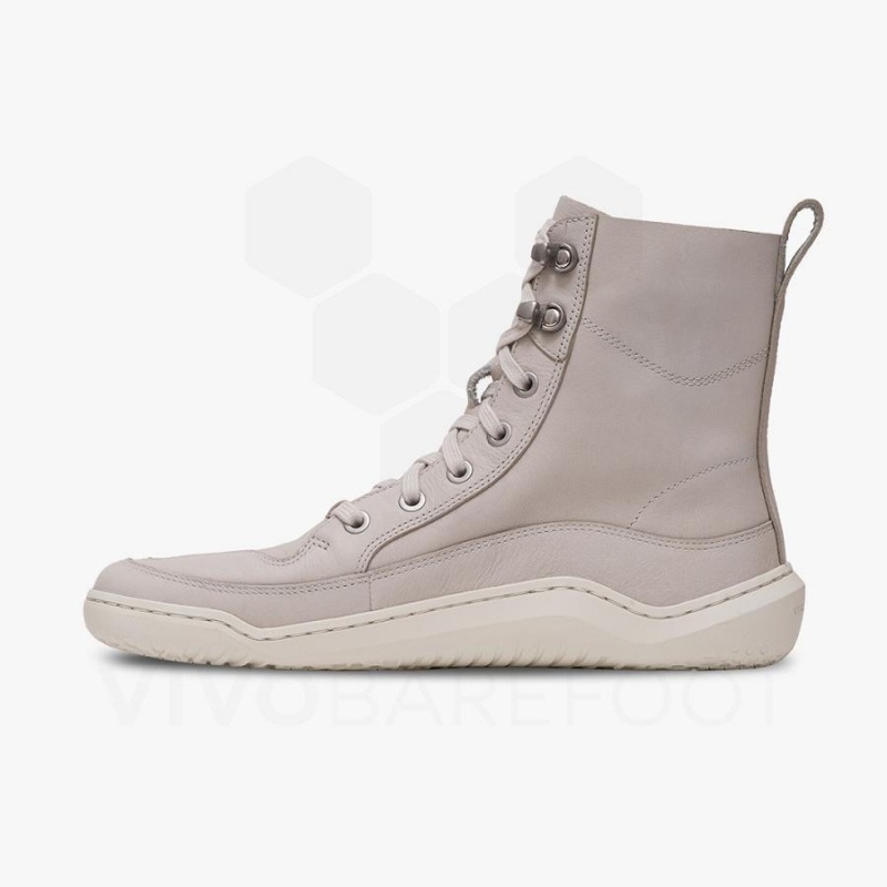 Vivobarefoot Gobi Boot Lifestyle Ayakkabı Kadın Bej Rengi | TR157LQ