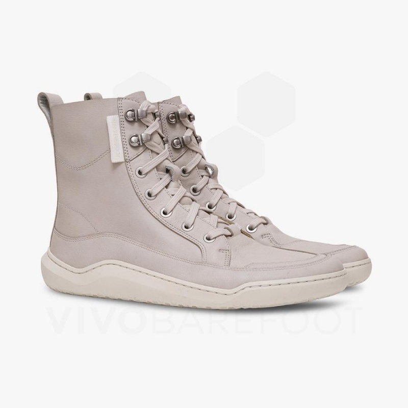 Vivobarefoot Gobi Boot Lifestyle Ayakkabı Kadın Bej Rengi | TR157LQ