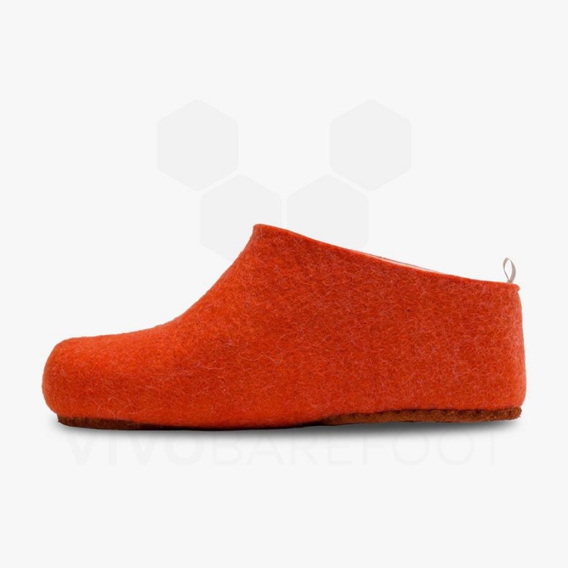 Vivobarefoot MIM Felt Terlik Erkek Turuncu | TR280SZ