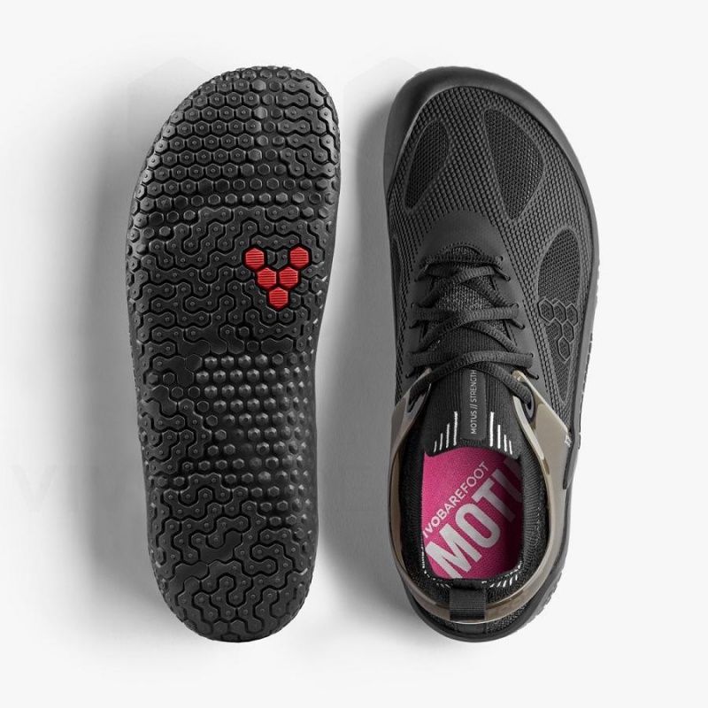 Vivobarefoot Motus Strength Antrenman Ayakkabısı Kadın Obsidian | TR187HT