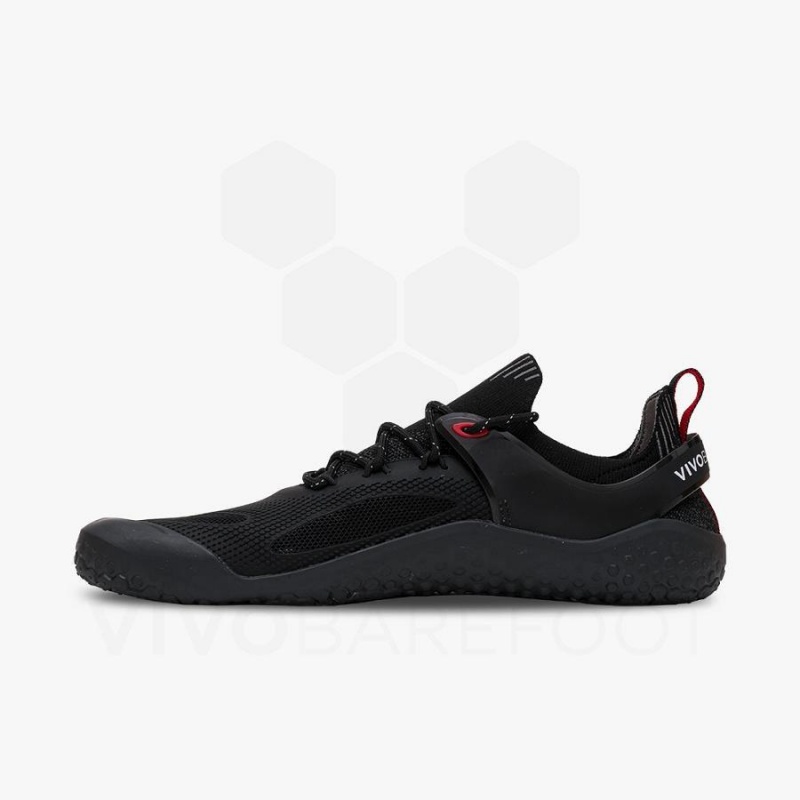 Vivobarefoot Motus Strength JJF Yol Koşu Ayakkabısı Erkek Obsidian Koyu Gri | TR379XG