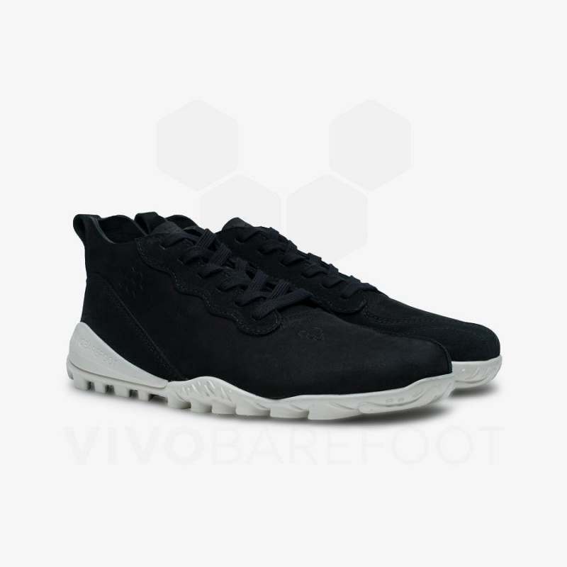 Vivobarefoot Novus Mid Cut Lifestyle Ayakkabı Kadın Obsidian | TR115BA