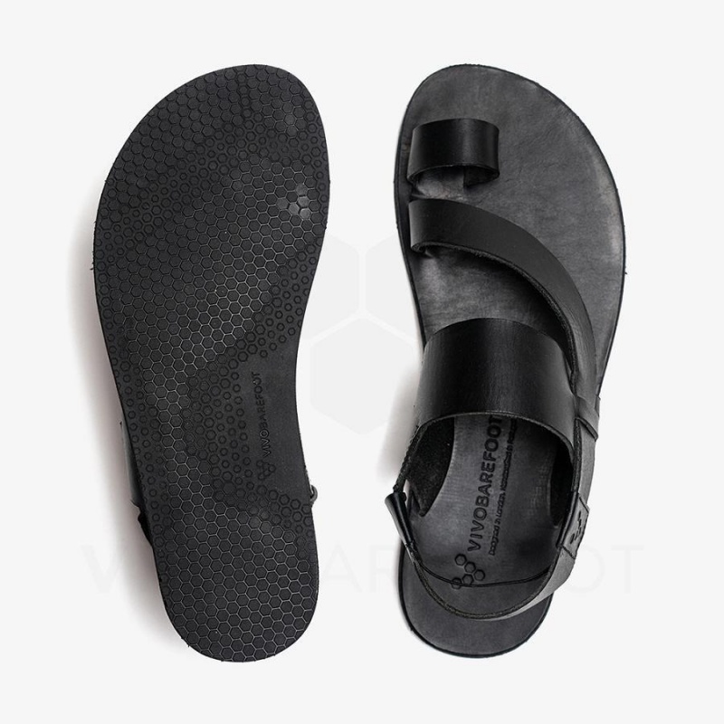 Vivobarefoot Opanka Sandal Lifestyle Ayakkabı Kadın Siyah | TR134IR