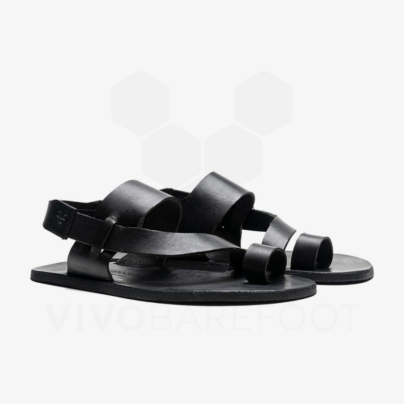 Vivobarefoot Opanka Sandal Lifestyle Ayakkabı Kadın Siyah | TR134IR