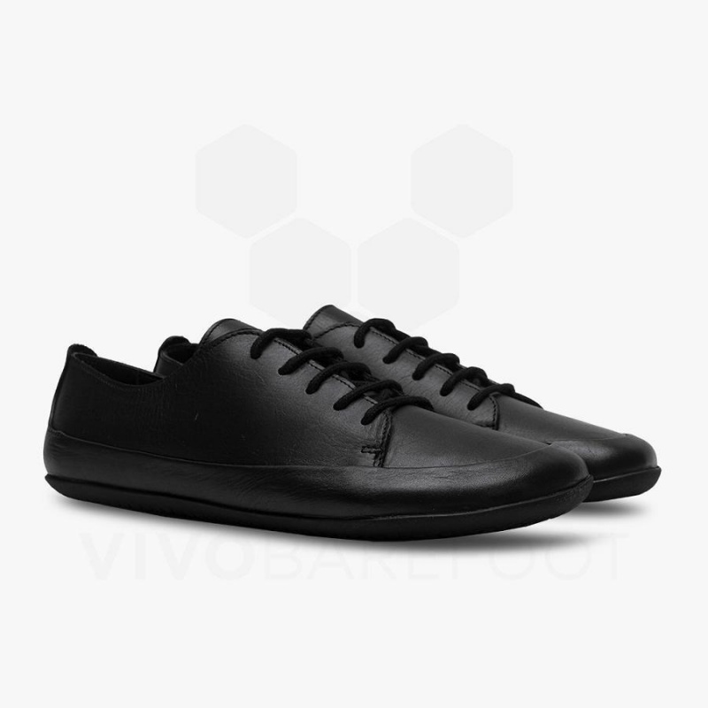 Vivobarefoot Opanka Sneaker II Lifestyle Ayakkabı Kadın Obsidian | TR126QC