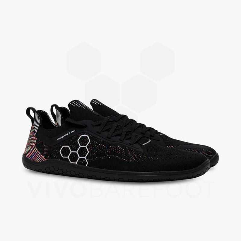 Vivobarefoot Primus Lite Knit Antrenman Ayakkabısı Erkek Obsidian | TR339LQ