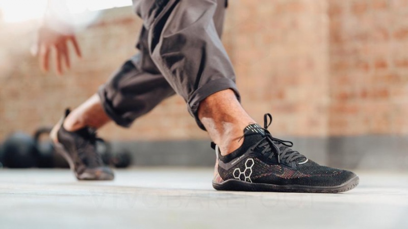 Vivobarefoot Primus Lite Knit Antrenman Ayakkabısı Kadın Obsidian | TR180OB