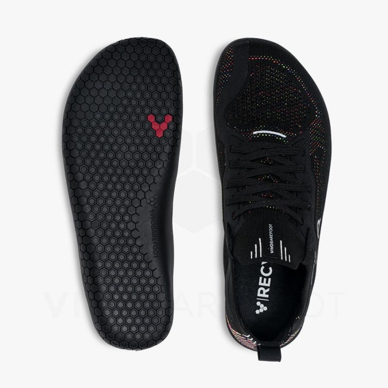 Vivobarefoot Primus Lite Knit Yol Koşu Ayakkabısı Kadın Obsidian | TR213HT