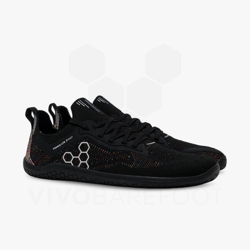 Vivobarefoot Primus Lite Knit Yol Koşu Ayakkabısı Kadın Obsidian | TR213HT