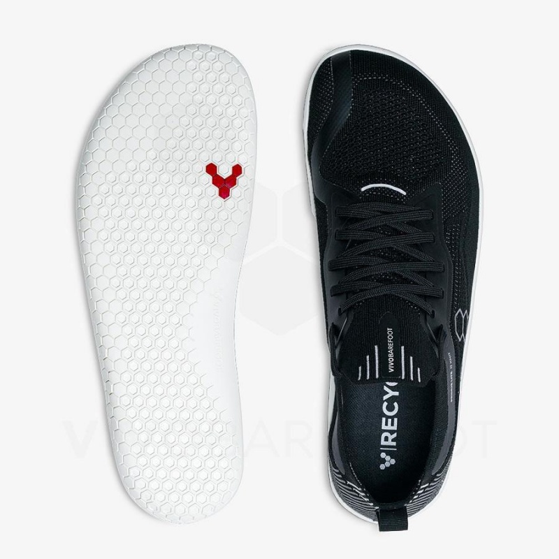 Vivobarefoot Primus Lite Knit Yol Koşu Ayakkabısı Erkek Obsidian | TR390MM