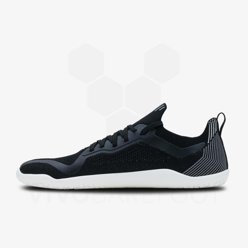 Vivobarefoot Primus Lite Knit Yol Koşu Ayakkabısı Erkek Obsidian | TR390MM