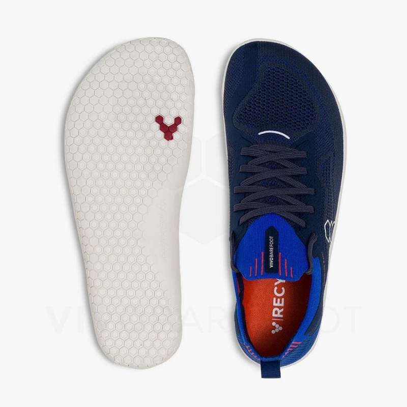 Vivobarefoot Primus Lite Knit Yol Koşu Ayakkabısı Erkek Lacivert | TR389NN