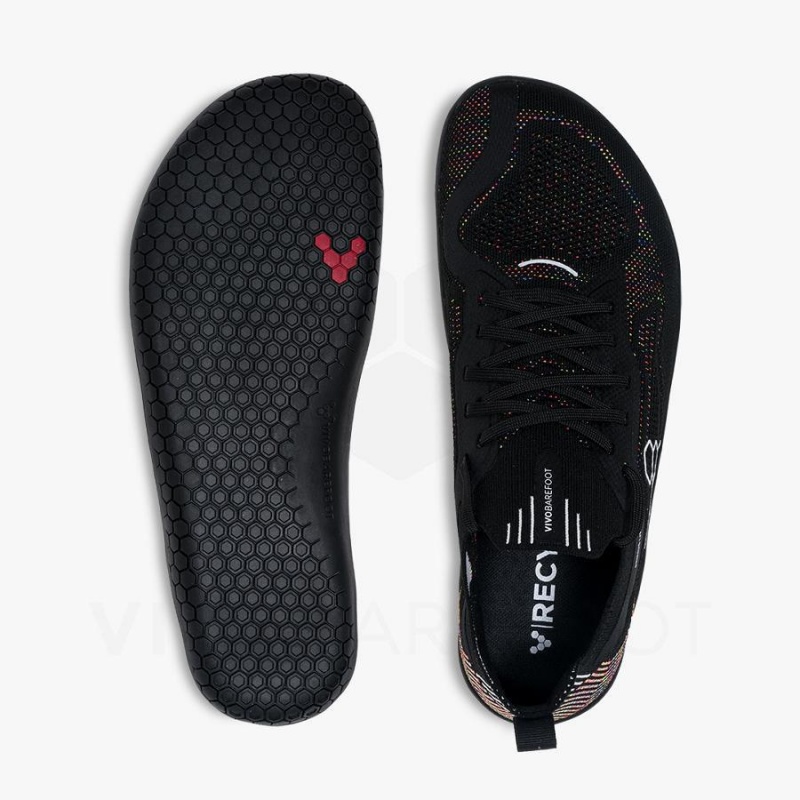 Vivobarefoot Primus Lite Knit Yol Koşu Ayakkabısı Erkek Obsidian | TR383TL