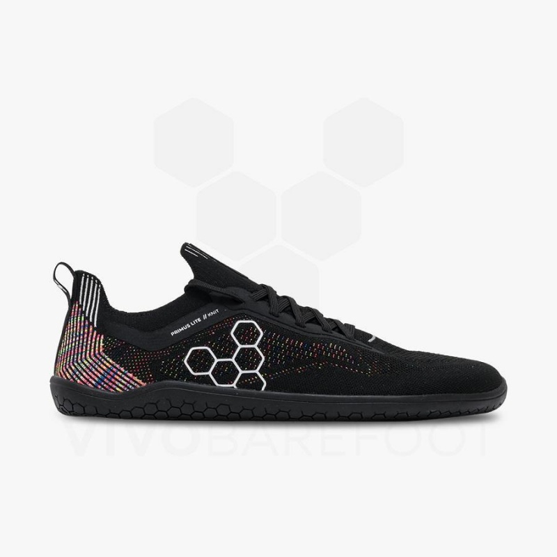 Vivobarefoot Primus Lite Knit Yol Koşu Ayakkabısı Erkek Obsidian | TR383TL