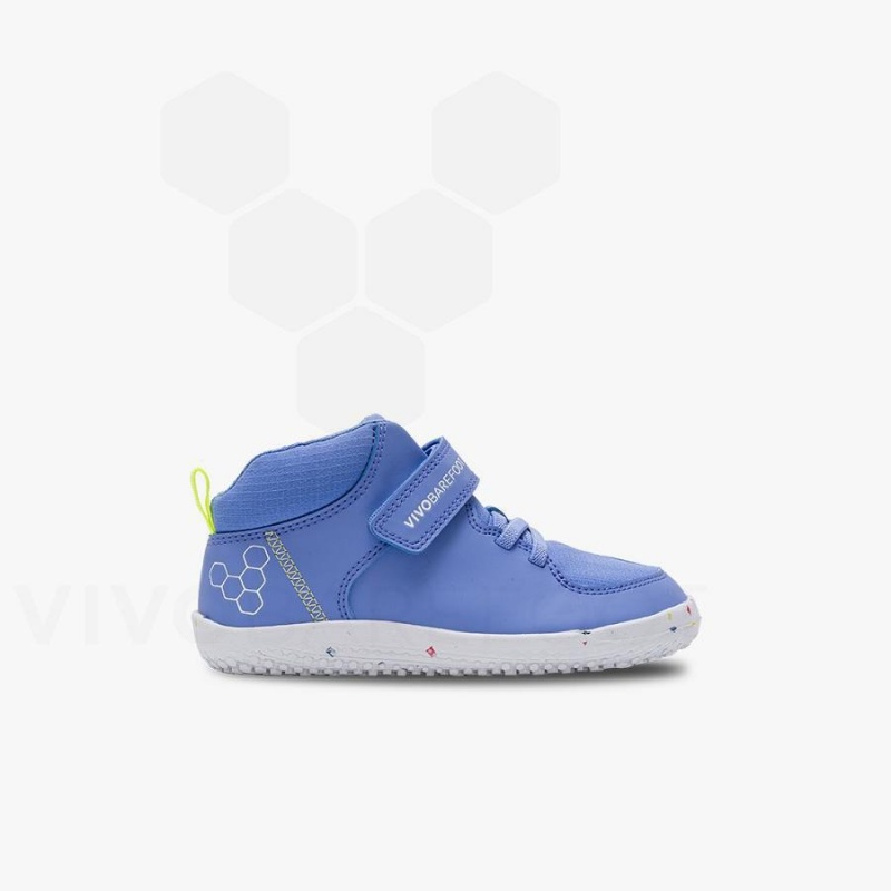 Vivobarefoot Primus Ludo Hi Ayakkabı Çocuk Mavi | TR029JE