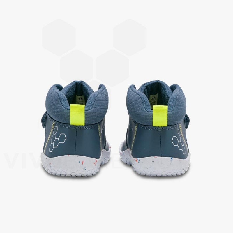 Vivobarefoot Primus Ludo Hi Juniors Ayakkabı Çocuk Indigo | TR027LQ