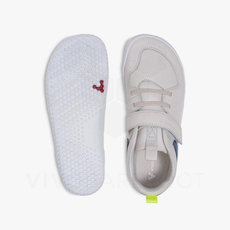 Vivobarefoot Primus Ludo Juniors Ayakkabı Çocuk Beyaz | TR080KW