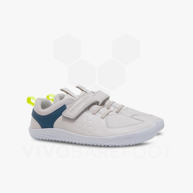 Vivobarefoot Primus Ludo Juniors Ayakkabı Çocuk Beyaz | TR080KW