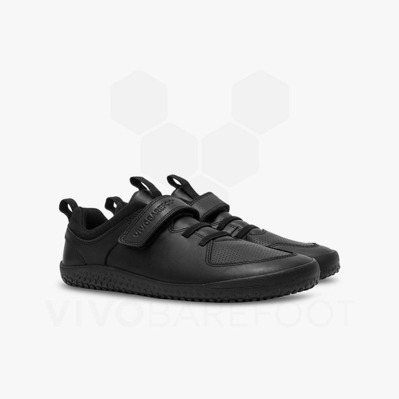 Vivobarefoot Primus Ludo School Juniors Ayakkabı Çocuk Obsidian | TR062CP