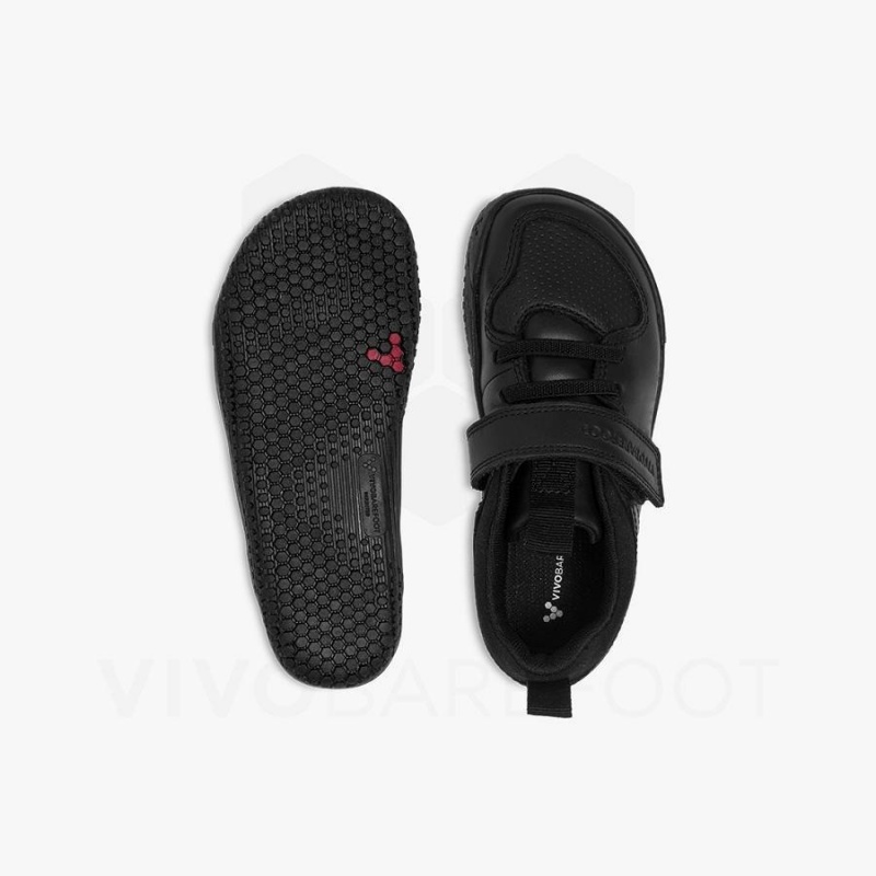 Vivobarefoot Primus Ludo School Preschool Ayakkabı Çocuk Obsidian | TR064AS