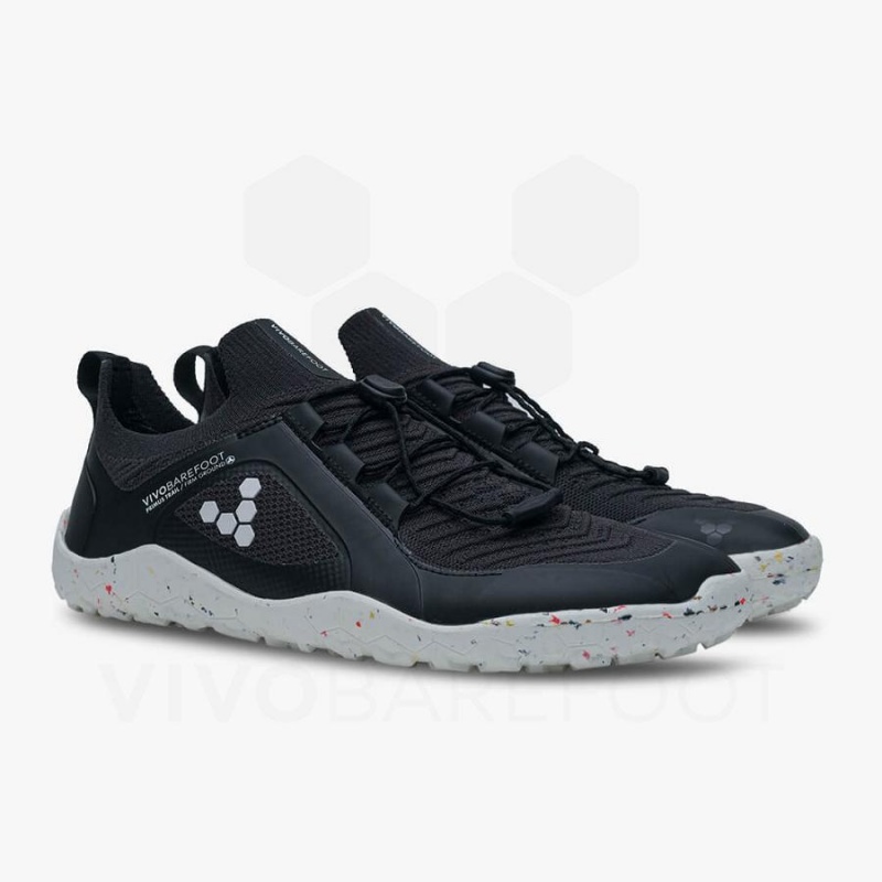 Vivobarefoot Primus Yürüyüş Knit FG Antrenman Ayakkabısı Erkek Obsidian Beyaz | TR334QC