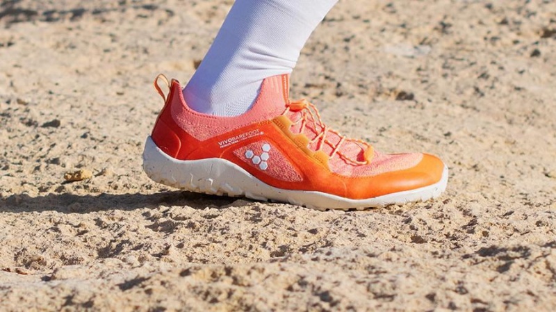 Vivobarefoot Primus Yürüyüş Knit FG Patika Koşu Ayakkabısı Kadın Pembe | TR199VJ