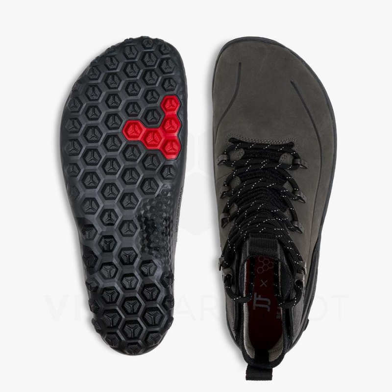 Vivobarefoot Tracker Decon FG2 JJF Yürüyüş Ayakkabısı Kadın Obsidian Koyu Gri | TR250WH