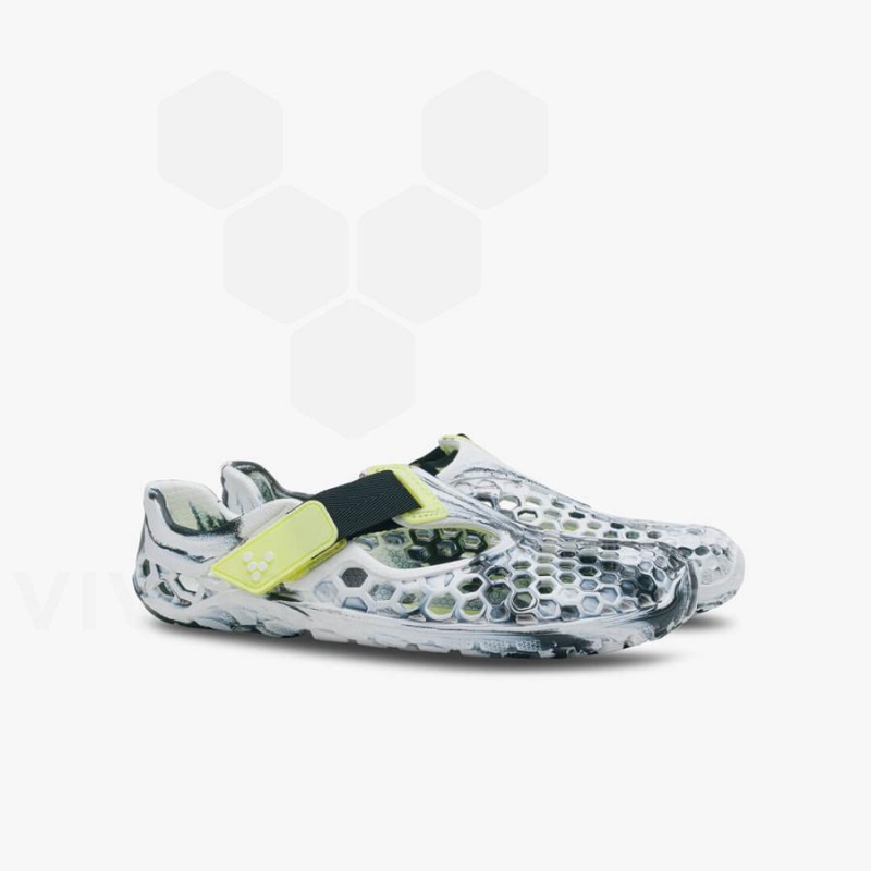 Vivobarefoot Ultra Bloom Juniors Ayakkabı Çocuk Obsidian Beyaz | TR046SZ