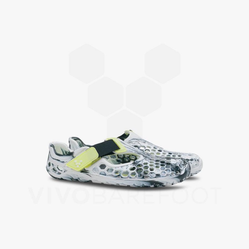 Vivobarefoot Ultra Bloom Sandalet Çocuk Obsidian Beyaz | TR006GY